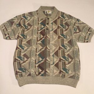 Vintage London Fog Short Sleeve Sweater